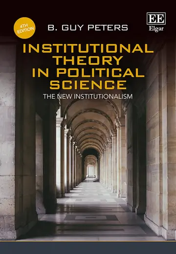 Cover of Institutional Theory in Political Science