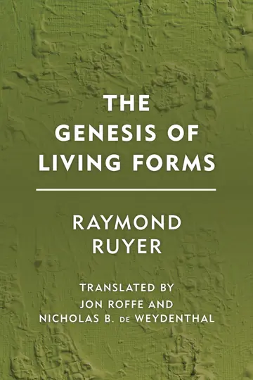 Cover of The Genesis of Living Forms