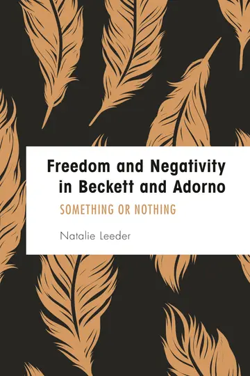 Cover of Freedom and Negativity in Beckett and Adorno