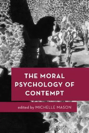 Cover of Moral Psychology of Contempt