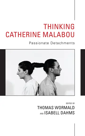 Cover of Thinking Catherine Malabou