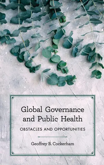 Cover of Global Governance and Public Health
