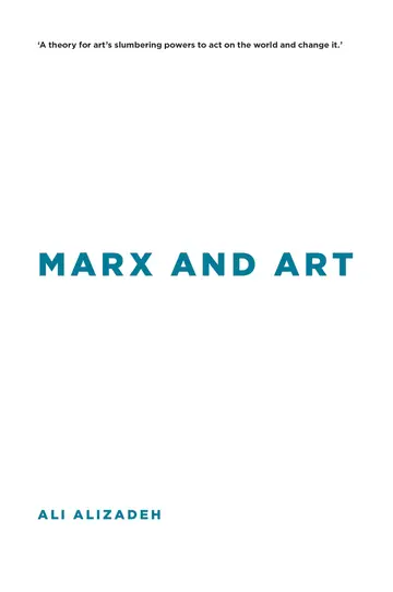 Cover of Marx and Art
