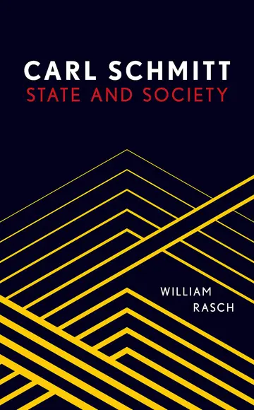 Cover of Carl Schmitt