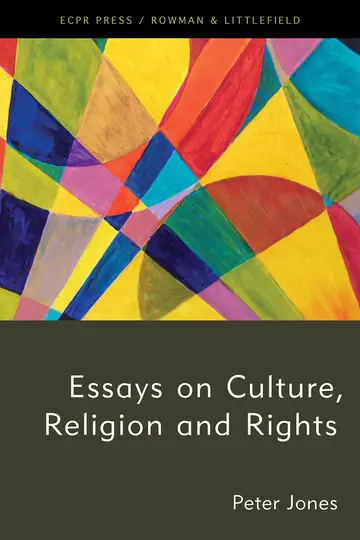 Cover of Essays on Culture, Religion and Rights