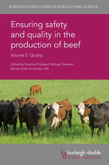 Cover of Ensuring Safety and Quality in the Production of Beef Volume 2
