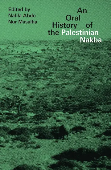 Cover of An Oral History of the Palestinian Nakba