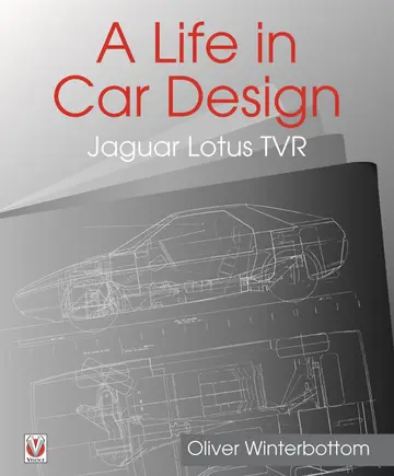 Cover of A Life in Car Design - Jaguar, Lotus, TVR