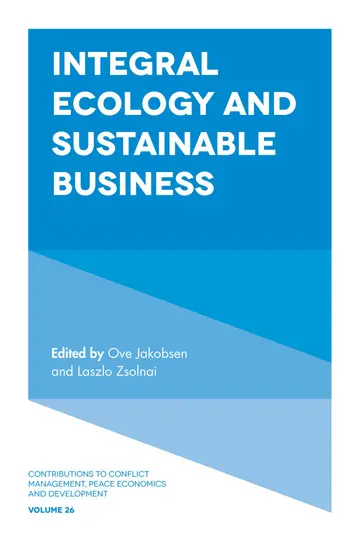 Cover of Integral Ecology and Sustainable Business