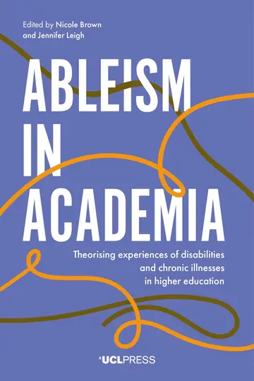 Cover of Ableism in Academia