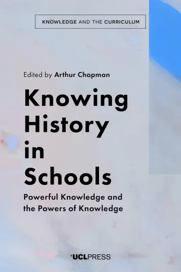 Cover of Knowing History in Schools