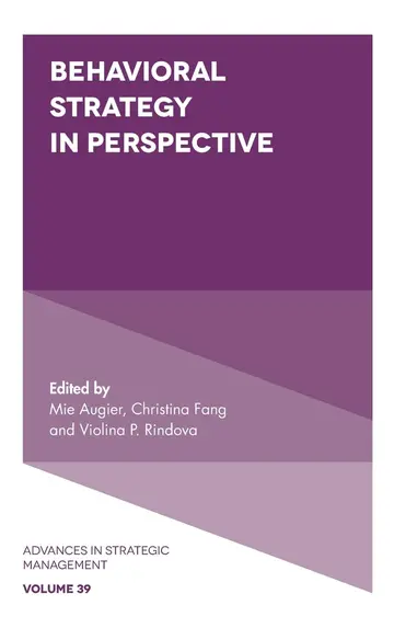 Cover of Behavioral Strategy in Perspective