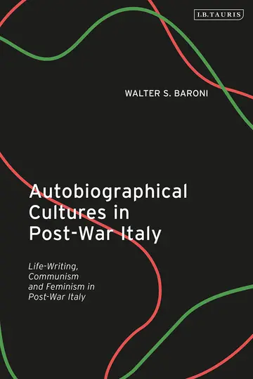 Cover of Autobiographical Cultures in Post-War Italy