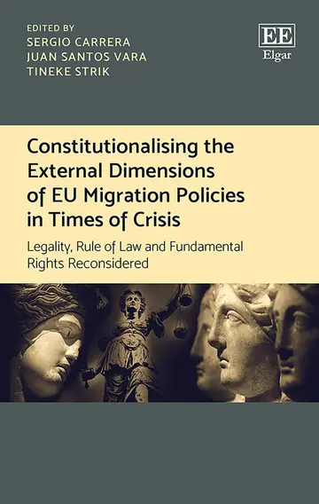 Cover of Constitutionalising the External Dimensions of EU Migration Policies in Times of Crisis