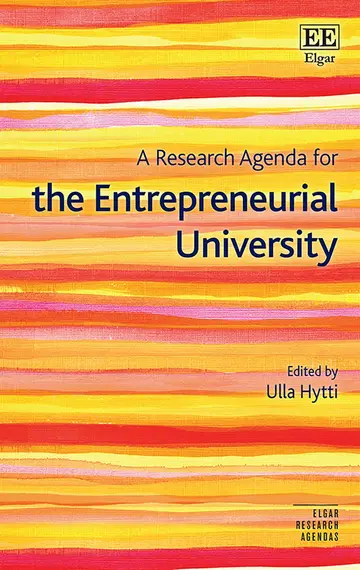 Cover of A Research Agenda for the Entrepreneurial University