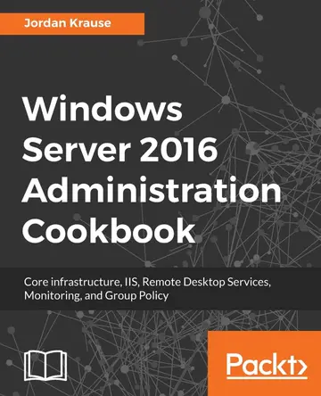 Cover of Windows Server 2016 Administration tools and tasks