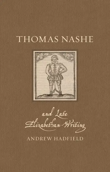 Cover of Thomas Nashe and Late Elizabethan Writing