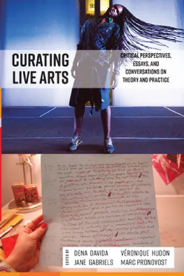 Cover of Curating Live Arts