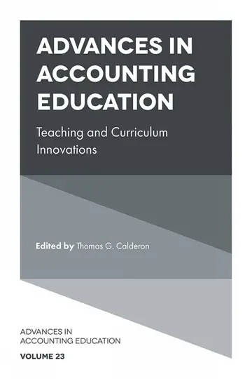 Cover of Advances in Accounting Education