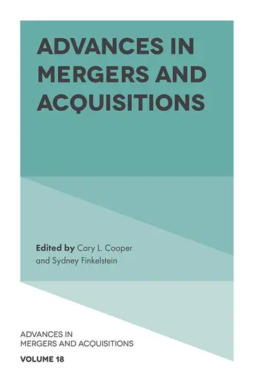 Cover of Advances in Mergers and Acquisitions
