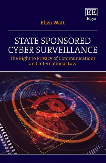 Cover of State Sponsored Cyber Surveillance