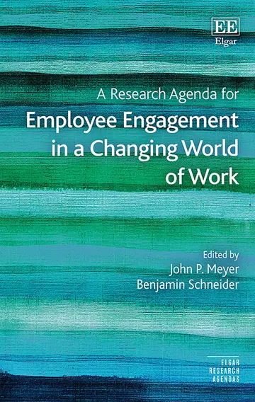 Cover of A Research Agenda for Employee Engagement in a Changing World of Work