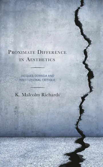 Cover of Proximate Difference in Aesthetics