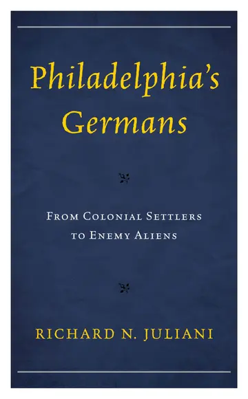 Cover of Philadelphia's Germans