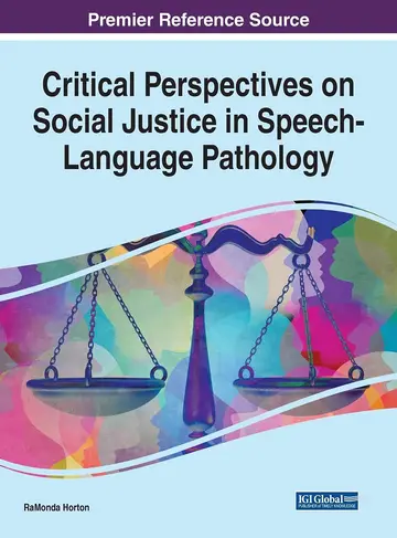 Cover of Critical Perspectives on Social Justice in Speech-Language Pathology