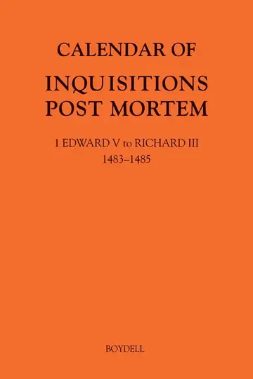 Cover of Calendar of Inquisitions Post Mortem and other Analogous Documents preserved in the National Archives XXXV