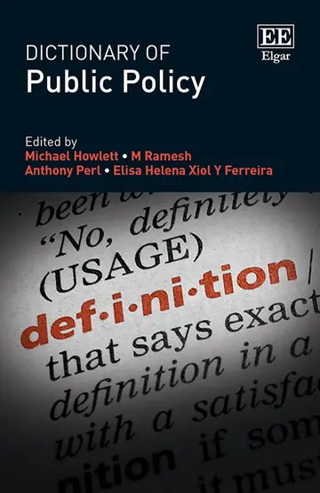 Cover of Dictionary of Public Policy