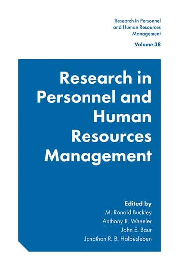 Cover of Research in Personnel and Human Resources Management