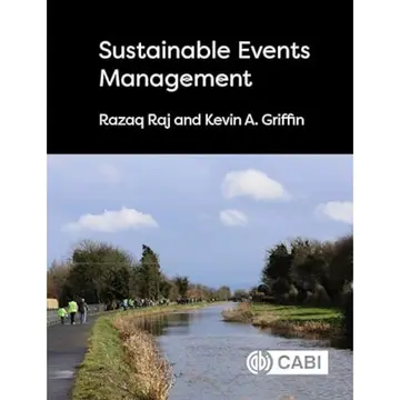 Cover of Sustainable Events Management