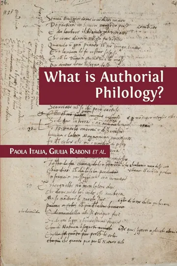 Cover of What is Authorial Philology?