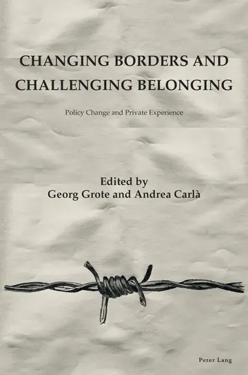 Cover of Changing Borders and Challenging Belonging