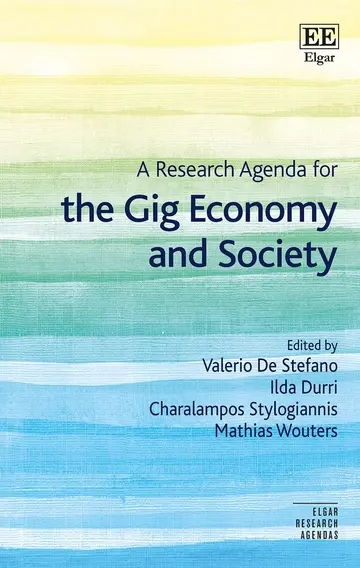 Cover of A Research Agenda for the Gig Economy and Society