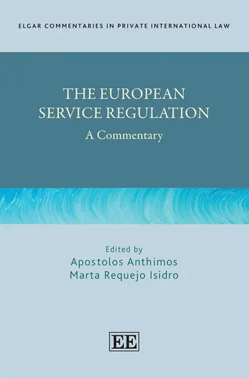Cover of The European Service Regulation