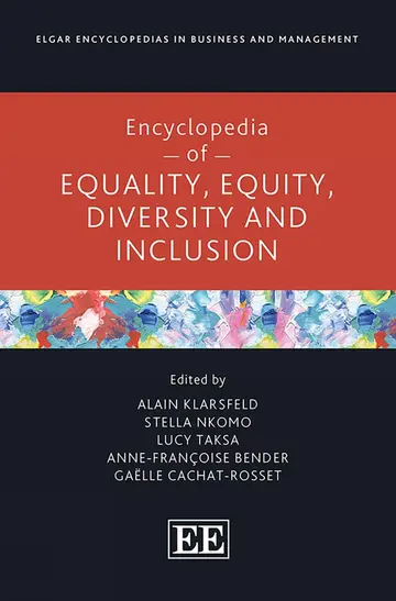 Cover of Encyclopedia of Equality, Equity, Diversity and Inclusion