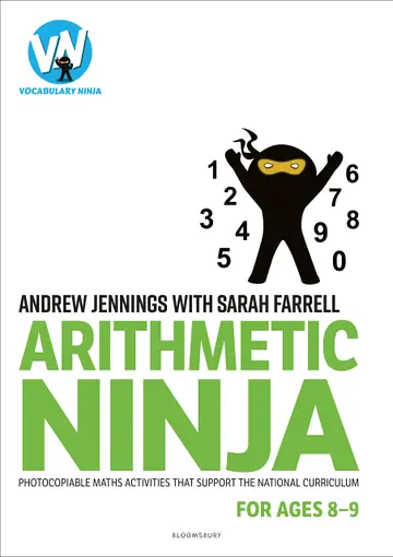 Cover of Arithmetic Ninja for Ages 8-9