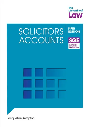 Cover of SQE Solicitors Accounts 5e