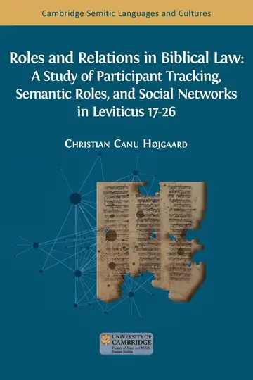 Cover of Roles and Relations in Biblical Law