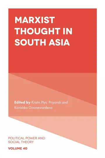 Cover of Marxist Thought in South Asia