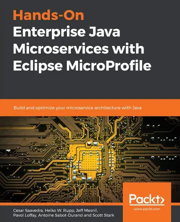 Cover of Hands-On Enterprise Java Microservices with Eclipse MicroProfile