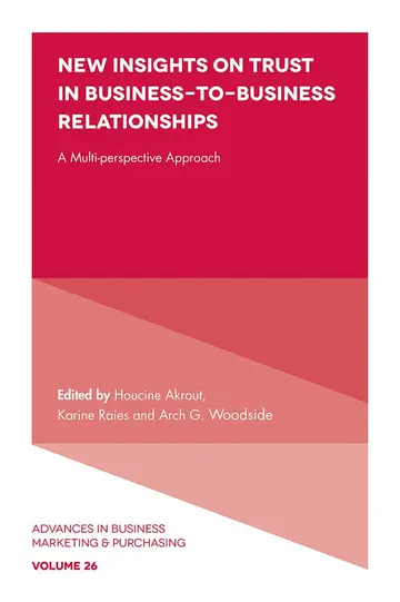Cover of New Insights on Trust in Business-to-Business Relationships