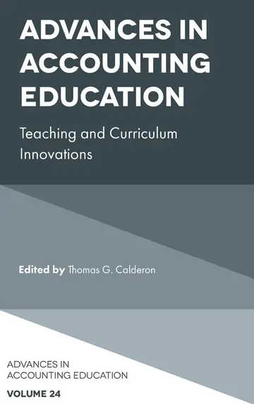 Cover of Advances in Accounting Education