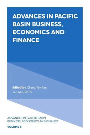 Cover of Advances in Pacific Basin Business, Economics and Finance