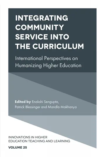 Cover of Integrating Community Service into the Curriculum