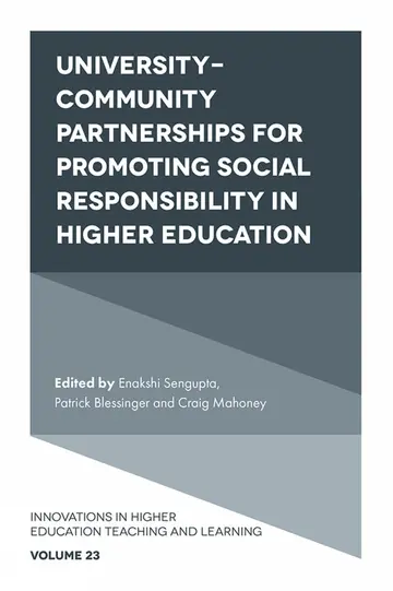 Cover of University-Community Partnerships for Promoting Social Responsibility in Higher Education