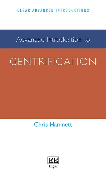 Cover of Advanced Introduction to Gentrification