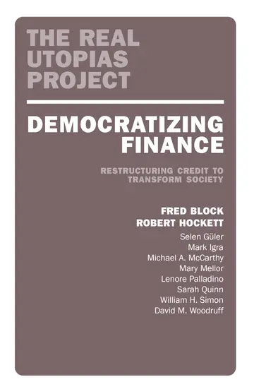 Cover of Democratizing Finance